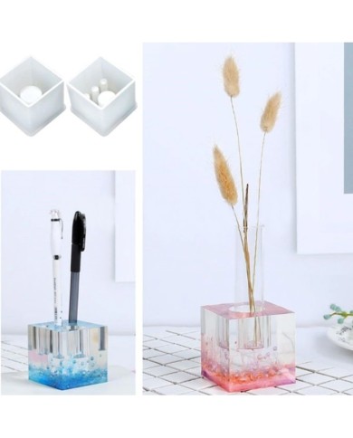 Epoksi Reçine ve Beton Kalemlik Kalıbı -Kod:916