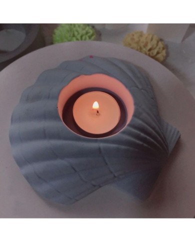 İstiridye Taş Saksı Sedef Kalıbı