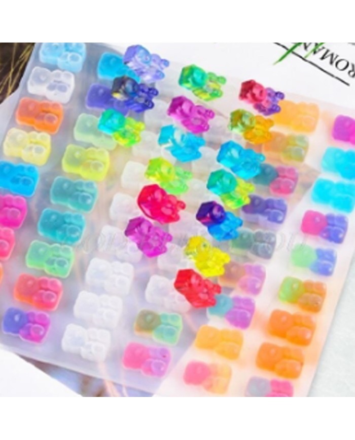 50 Lİ Haribo Ayı Reçine Epoksi Kalıbı -Kod:935