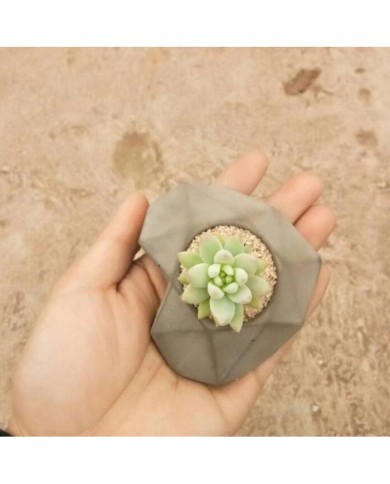 Mum ve Saksı Beton Kalıbı - Kalp - 378