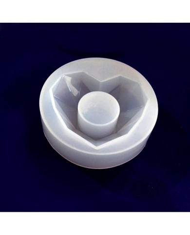 Kalp Kristal Mumluk Reçine Epoksi ve Beton Kalıbı -Kod:378