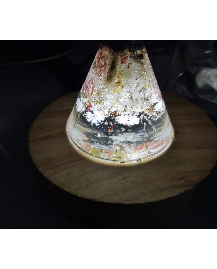 Led  Masa Üzeri Reçine Epoksi Lambası