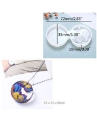 Kolye Reçine Epoksi Kalıbı - Yuvarlak -Kod:923