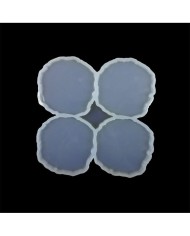 Dörtlü Yuvarlak Magnet Reçine Epoksi Kalıbı 7 cm - ÇM1