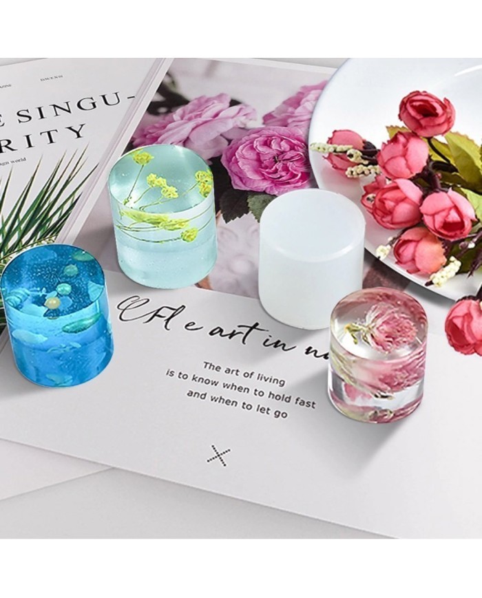 Silindir - Reçine Epoksi, Mum ve Beton Kalıbı  4.2 cm -Kod:944