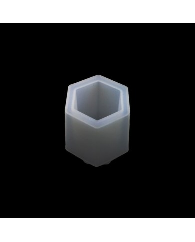 Altıgen saksı - Reçine Epoksi, Mum ve Beton Kalıbı -Kod:948