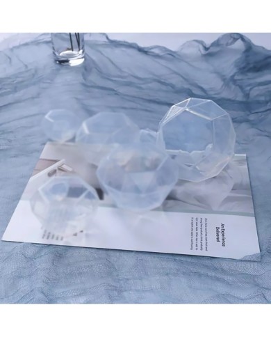 Altıgen Şekilli - Reçine Epoksi ve Mum Kalıbı 6.5 cm -Kod:1015