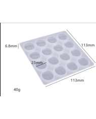 Tavla Dama Pulu Reçine Epoksi ve Beton Kalıbı -Kod:918