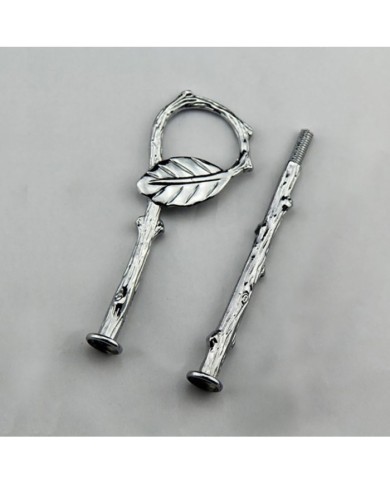 Kek Stant Aparatı Yaprak Model Gümüş Nikel