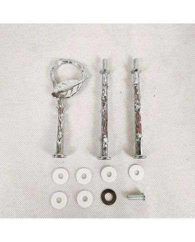 Kek Stant Aparatı Yaprak Model Gümüş Nikel