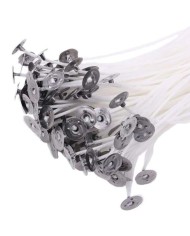 Mum Fitili Hazır Kopçalı -12 Cm - 10 Adet