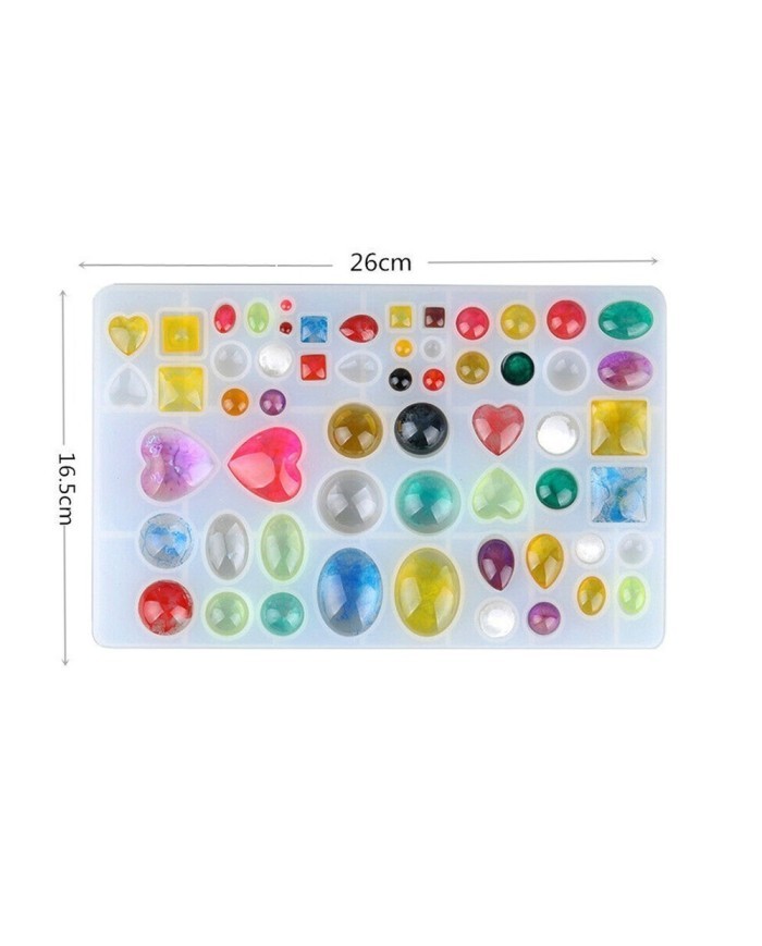 EPOKSİ REÇİNE ÇOKLU SİLİKON TAKI KALIBI - 221