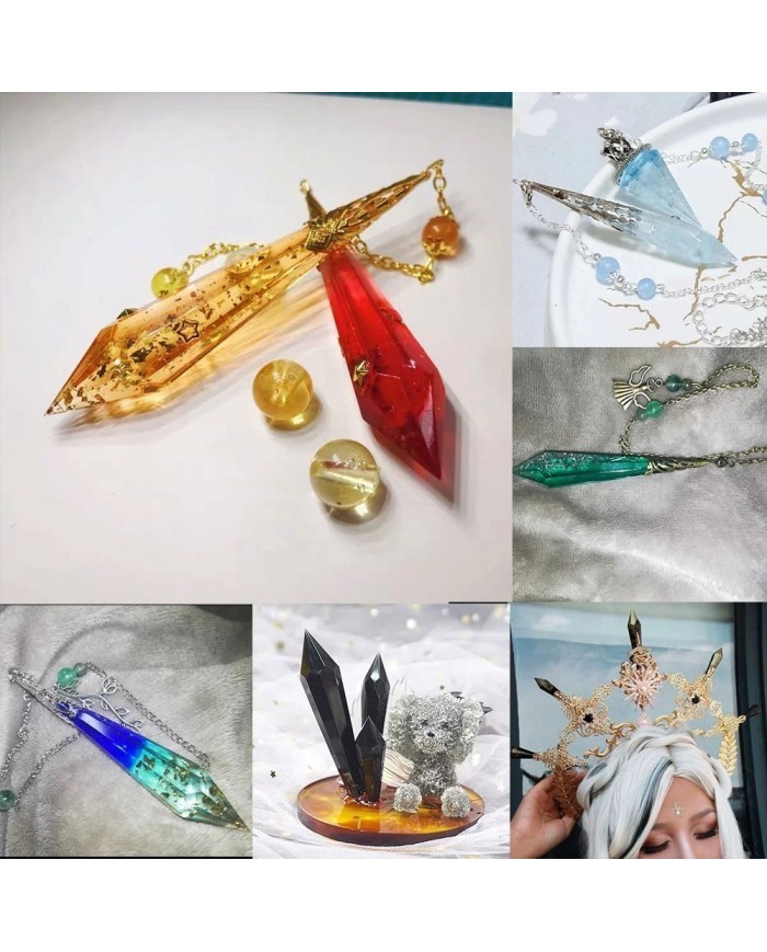 Küçük Kristal Takı Reçine Epoksi Kalıbı -Kod:951