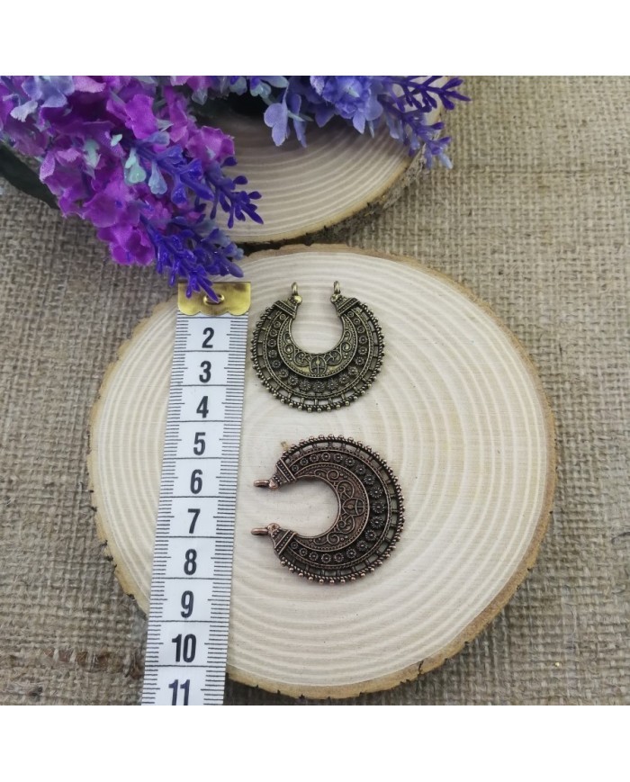 Kolye Ucu - Kenarı Şekilli HilalEskitme