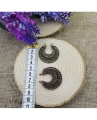 Kolye Ucu - Kenarı Şekilli HilalEskitme