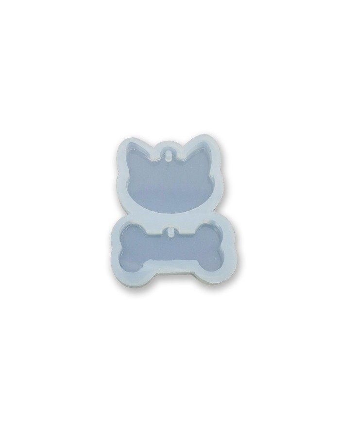 Kedi & Kemik -Hello kitty Reçine Epoksi Kalıp- H4