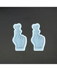 Kalp EL Reçine Epoksi Kalıp -Kod:967