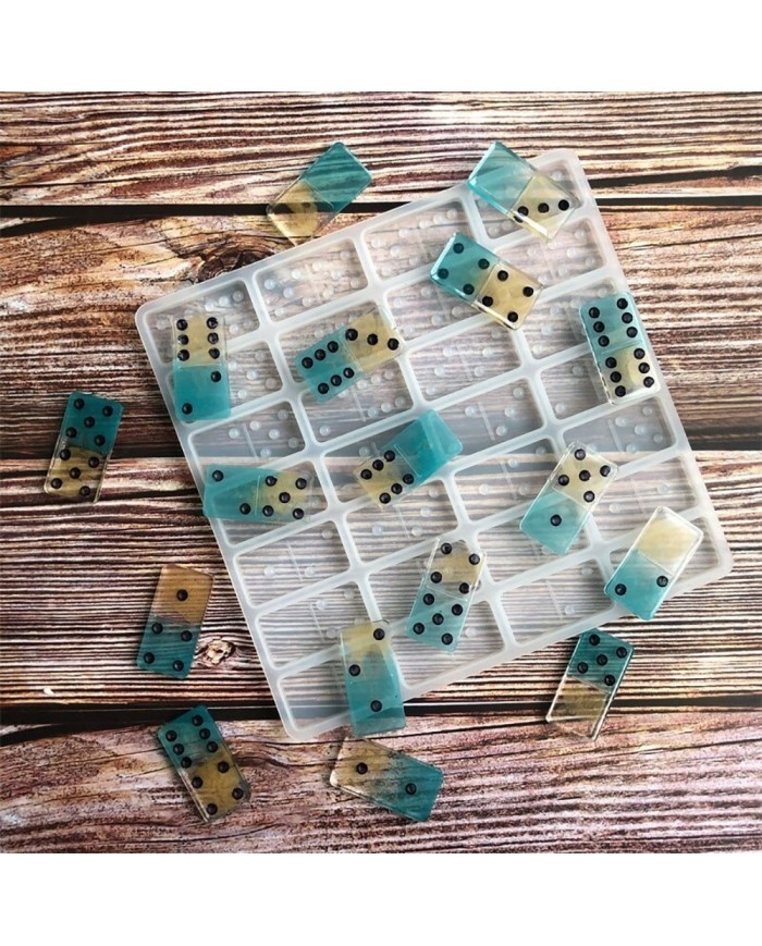 Pai Gow Oyunu Domino Reçine Epoksi Kalıp -Kod:956