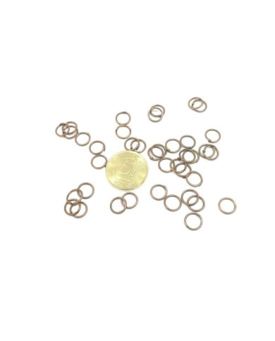 Kolye küpe halkası - Bakır 50 Adet