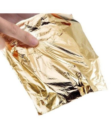 Yaprak Varak - Varak Kağıt - Gold - 50 Adet