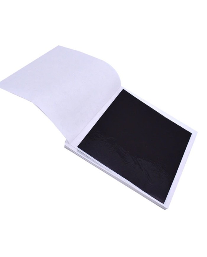 Yaprak Varak - Varak Kağıt - Siyah - 50 Adet