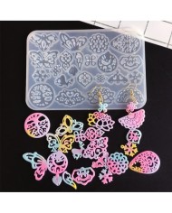 Küpe Reçine Epoksi Kalıp -Kod:911