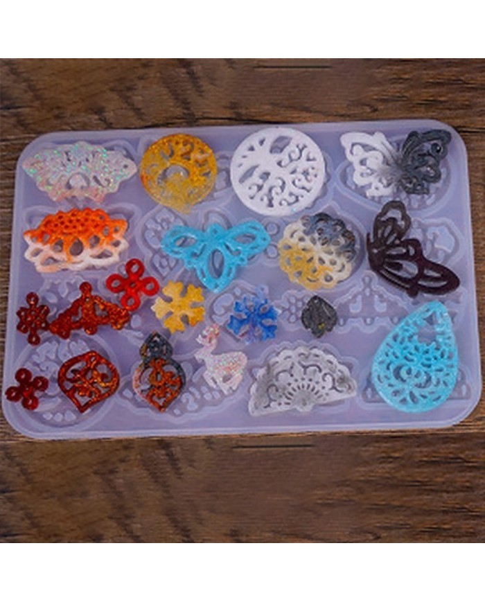 Küpe Reçine Epoksi Kalıp -Kod:911