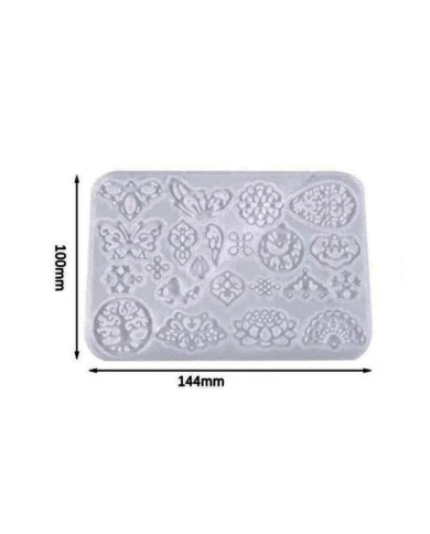 Küpe Reçine Epoksi Kalıp -Kod:911