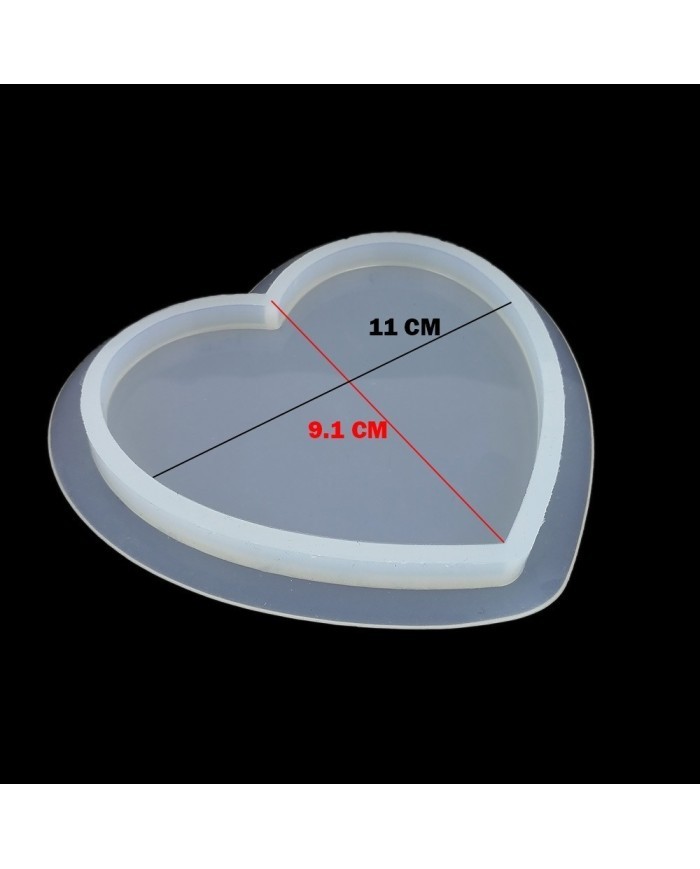 Kalp Reçine Epoksi Kalıp -  b17