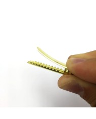 5 adet Takı Tokası Timsah Agız - Gold