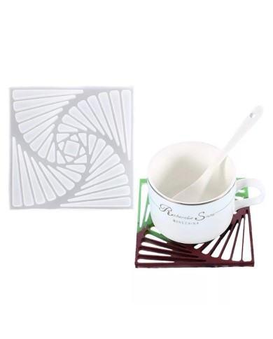 Bardak Altı Desenli Reçine Epoksi Kalıbı -Kod:128