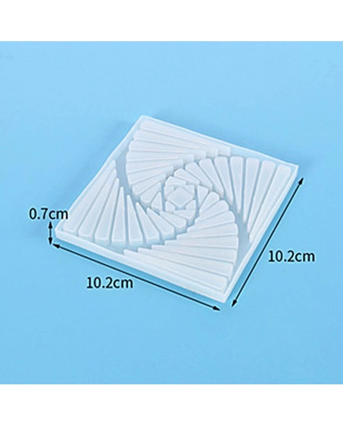 Bardak Altı Desenli Reçine Epoksi Kalıbı -Kod:128