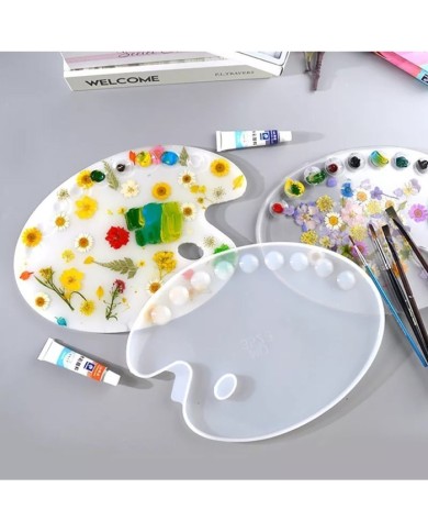 Boya Paleti Reçine Epoksi ve Beton Kalıbı -Kod:972