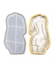 Kadın Bardak Altı Reçine Epoksi,Mum,Sabun ve Beton Kalıbı -Kod:234