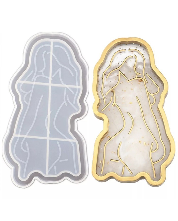 Kadın Bardak Altı Reçine Epoksi,Sabun ve Beton Kalıbı -Kod:254