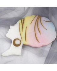 Kadın Silüeti Bardak Altı Reçine Epoksi ve Beton Kalıbı -Kod:240