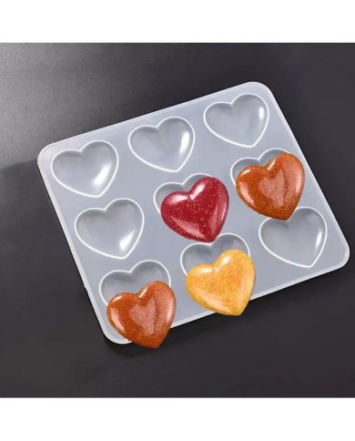 Çoklu Kalp Reçine Epoksi ve Sabun Kalıbı -Kod:275