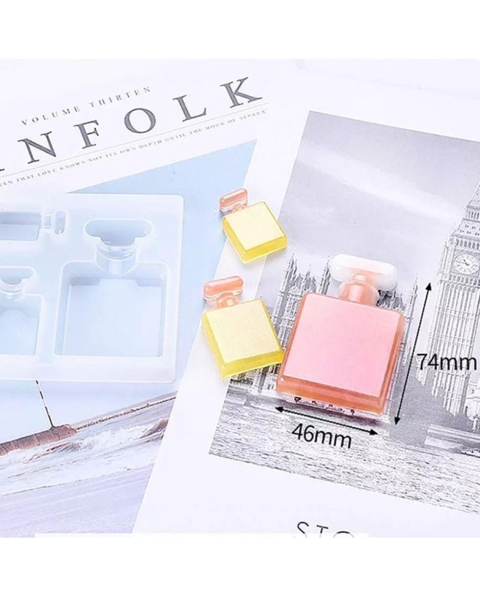 Parfüm Şişesi Reçine Epoksi Kalıbı -Kod:129