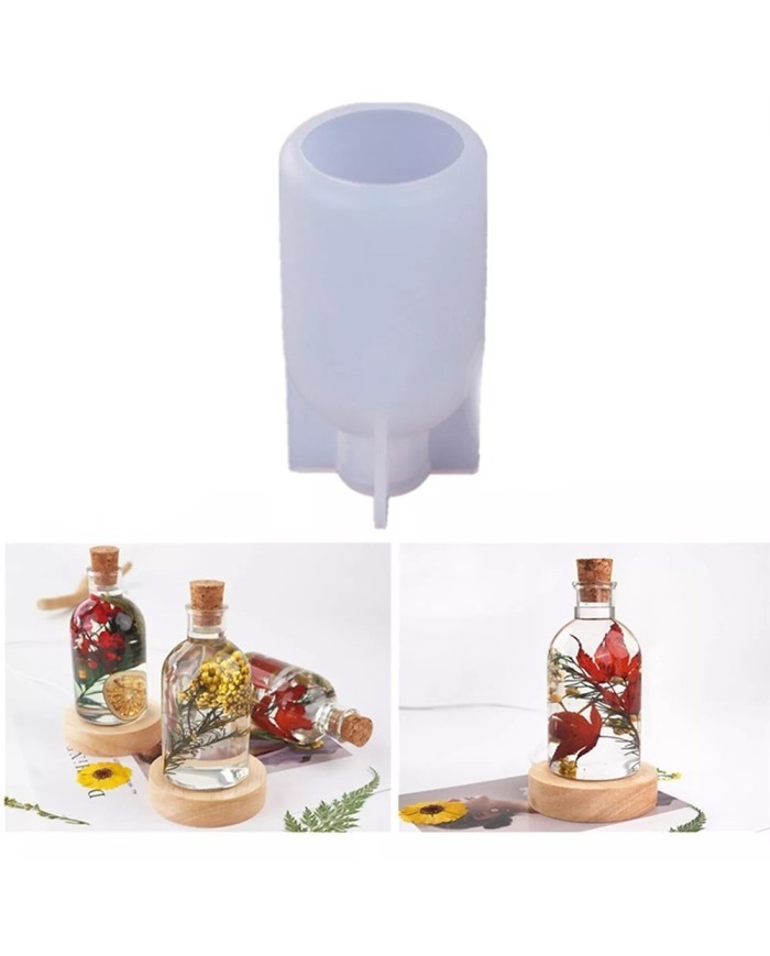 Şişe Reçine Epoksi Mum Kalıbı -Kod:909