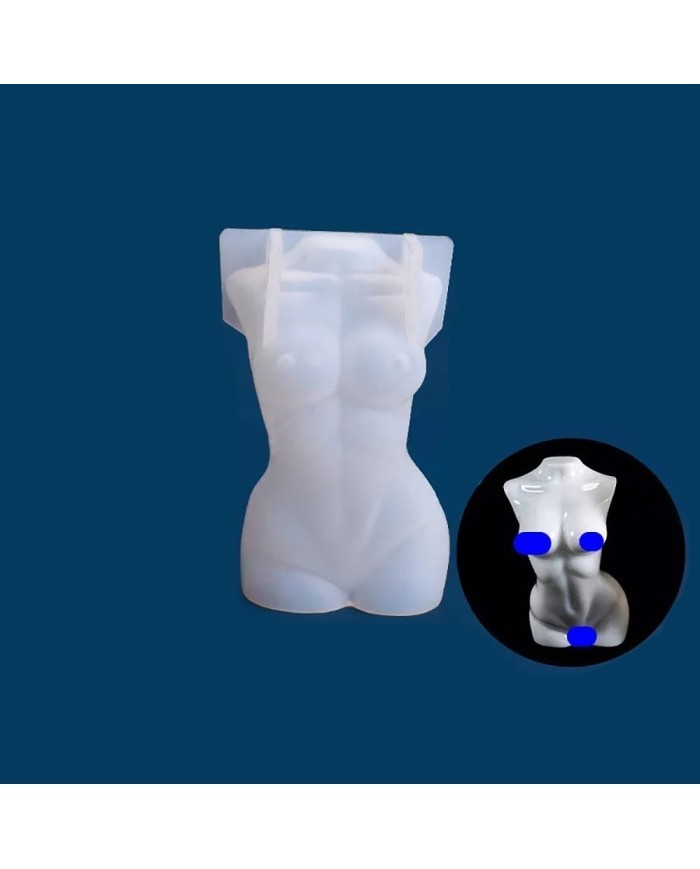 Kadın Vucudu Reçine Epoksi,Sabun ve Mum Kalıbı -Kod:984