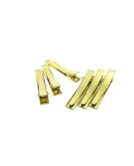 5 adet Takı Tokası Timsah Agız - Gold