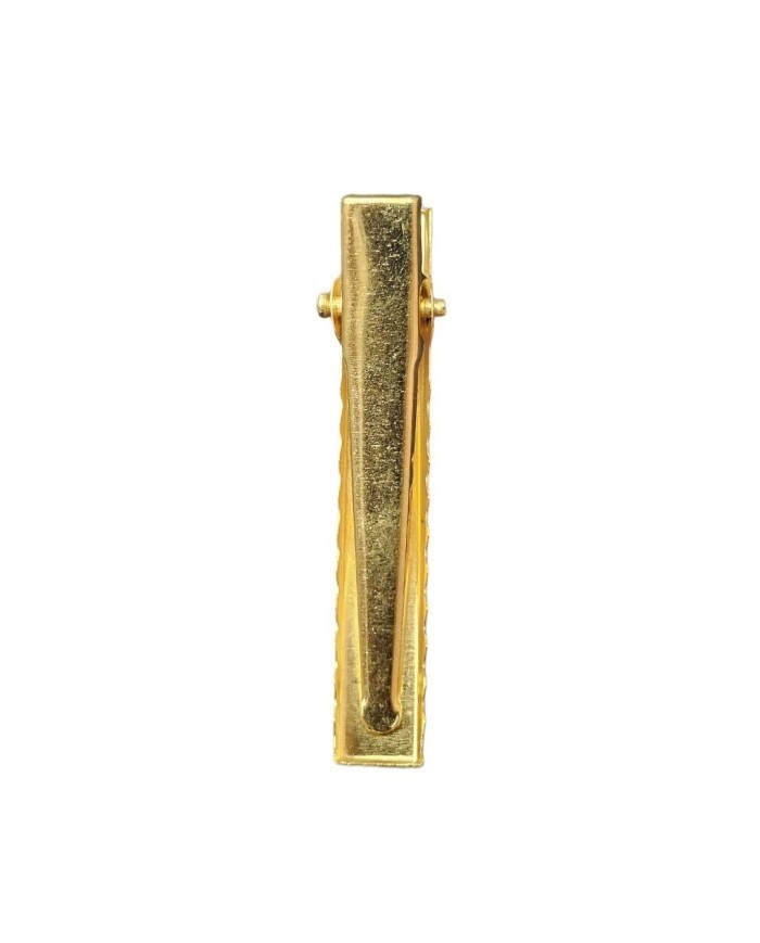 Parlak Altın Renkli Timsah Klips - 4cm - 25 Adet