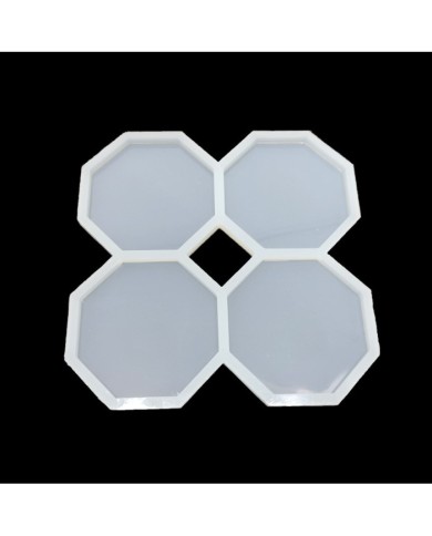 5 ADET Dörtlü Altıgen Kalıp - Reçine Epoksi Kalıp - ÇB2