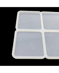 5 ADET Kare Dörtlü Kalıp - Reçine Epoksi Kalıp - ÇB1