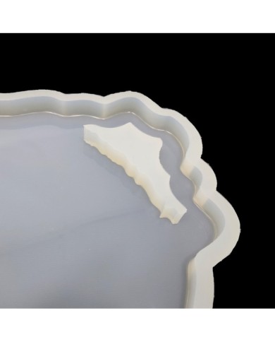 5 ADET Kulplu Tepsi - Reçine Epoksi Kalıp - T9