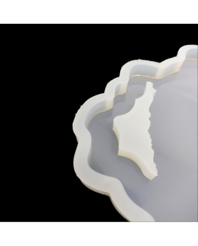 5 ADET Kulplu Tepsi - Reçine Epoksi Kalıp - T9