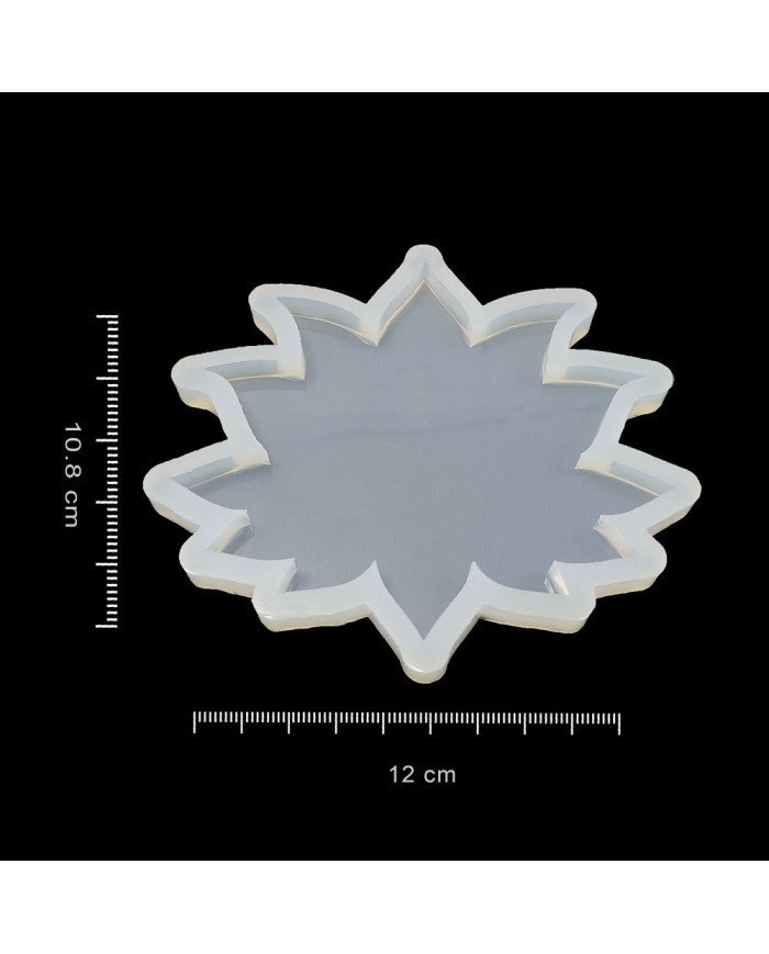 5 ADET Yaprak Bardak Altı - Reçine Epoksi Kalıp - B10