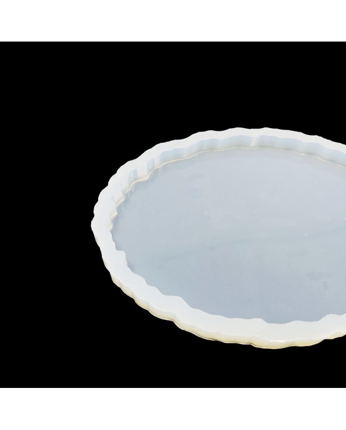 5 Adet Bardak Altı Reçine Epoksi Kalıp - Oval - B5