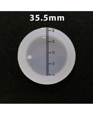 5 Adet Delikli Yuvarlak - Reçine Epoksi Kalıp - E4