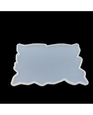 5 ADET - Dalgalı Oval Tepsi - Reçine Epoksi Kalıp - T7